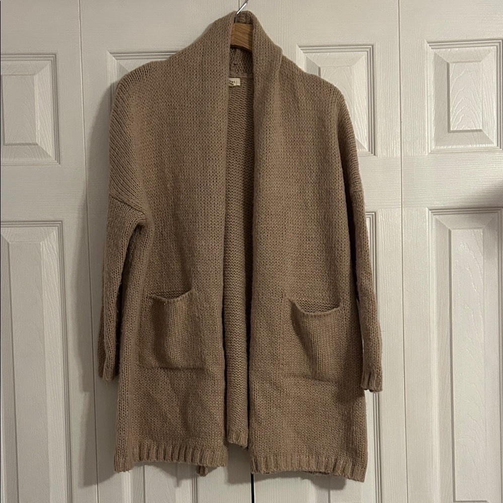 Debut Tan Women's Cardigan Sweater